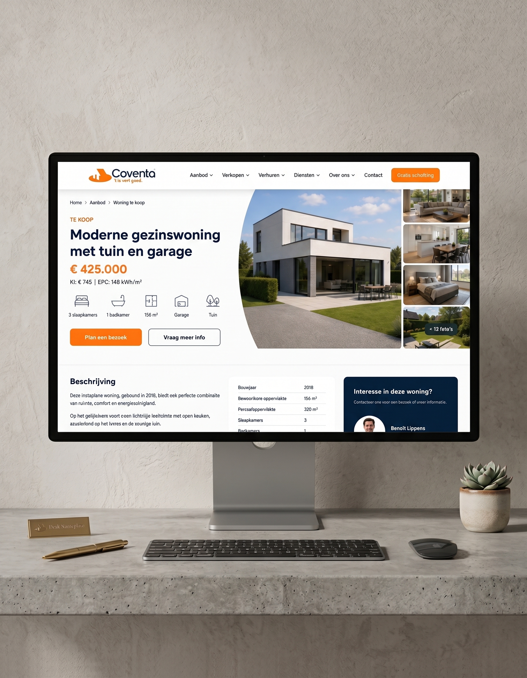 Coventa: Vertrouwen en structuur opbouwen in vastgoedbranding